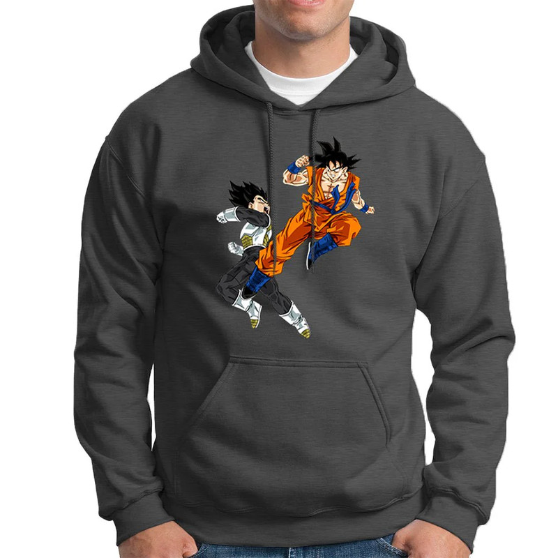Paperboi Dragon Ball Hoodie - M - Grey - هودي
